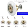 4 Pcs/lot Shower Door Rollers Runners Wheels-Replacement Part Bathroom Glass Door Sliding Shower Door Roller Dia 20/23/25/27mm