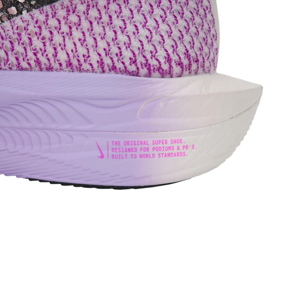 Nike ZoomX VaporFly Next% 3 White Vivid Purple Unisex Sneakers Purple-Agate Black DV4129-104
