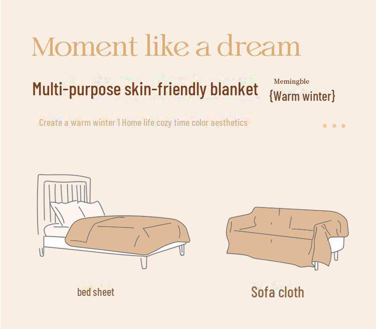 Copridivano in Peluche Antiscivolo, Copertura Totale, Ispessito per l'Inverno, Universale per Tutte le Stagioni