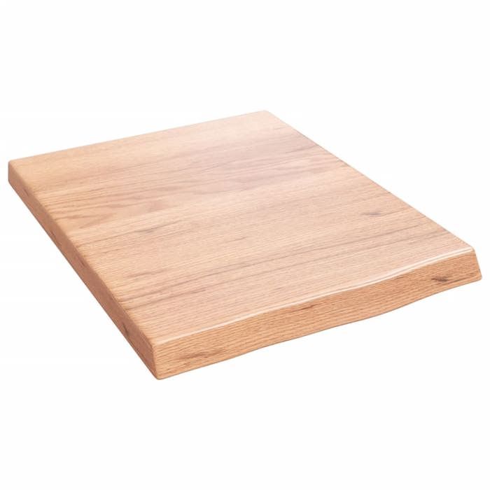 VidaXL Étagère murale marron clair 40x50x4 cm bois chêne massif traité 363633