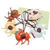Women Leather Camel Bag Pendant Keychain Cartoon Animal Keyring Cute Ornament