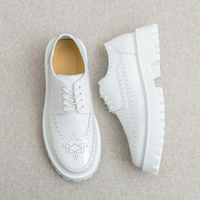 Fashion Classic Men Brock Shoes Casual Thick-soled Lightweight Breathable Fashionable Leather Shoes for Travel Hiking Men Sizes 38-46