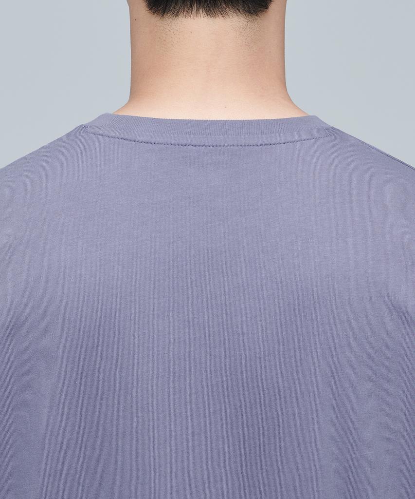 MUSINSA STANDARD Relaxed Fit Crew Neck T-Shirt 2 [Purple Grey]
