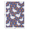 Geese in The meadow - Navy blues Throw Blanket For Sofa Thin Camping Thins Bed covers Blankets