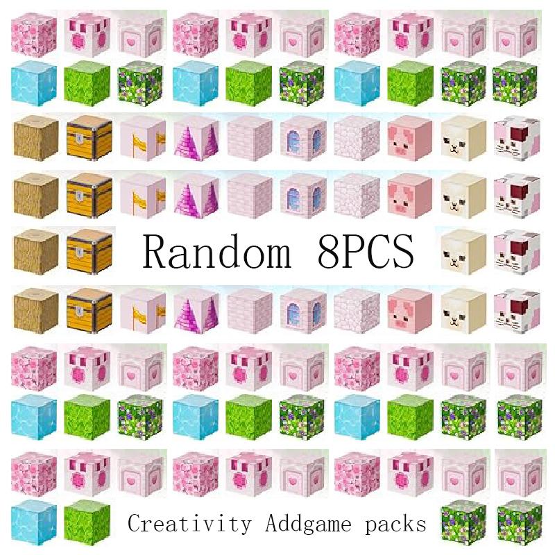Princess Castle World Magnetic Block Set Fantasy Girl Magnetic Building Blocks Mine World Magnet Cube Birthday Gift Toy