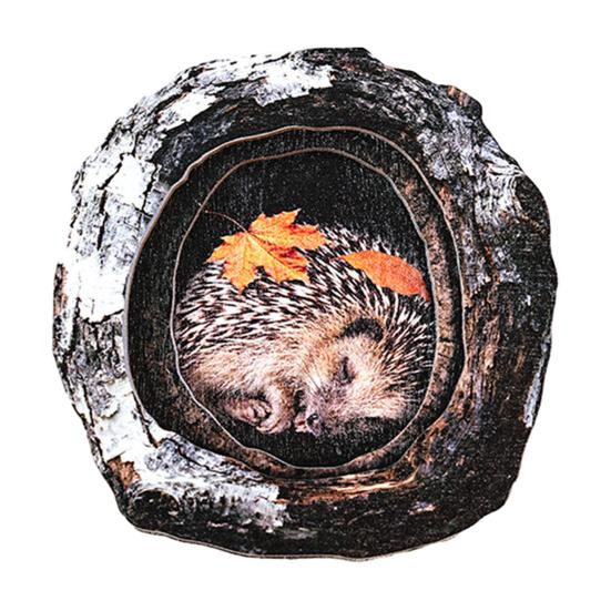 

Tree Hole Animal Refrigerator Magnet Wooden Animal Fridge Magnet Home Office Kitchen Cabinet Locker Whiteboard Decoration Q