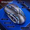 New Wired Mouse Backlight High Sensitivity 6 Button Macro Programming Gaming Mechanical Mouse for Gaming PC Tablet ZH
