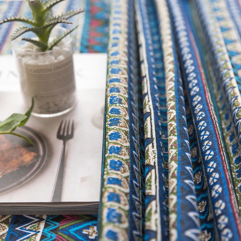 Cotton And Linen Book Tablecloth Text Art Rectangular Fabric Small Fresh Dust Cloth Cover Cloth Household Coffee Table Tablecloth