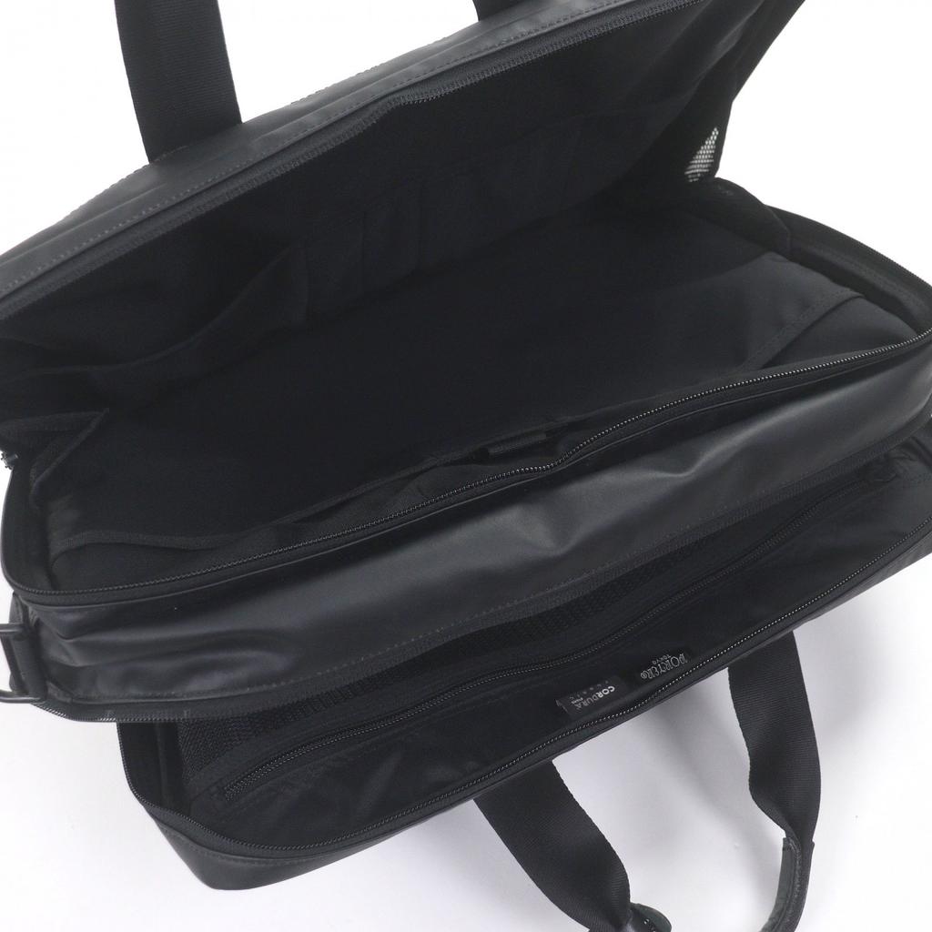 Excellent PORTER Briefcase CLOUD 2WAY BRIEFCASE Cordura Nylon Oxford Black Used
