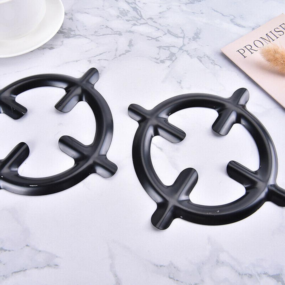 Hold Moka Pot Shelf Regular Circle 16*12.5CM (Approx) 1pc Black Iron