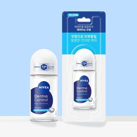 Nivea Deodorant Roll-On Derma Control Pure Sensitive 50ml