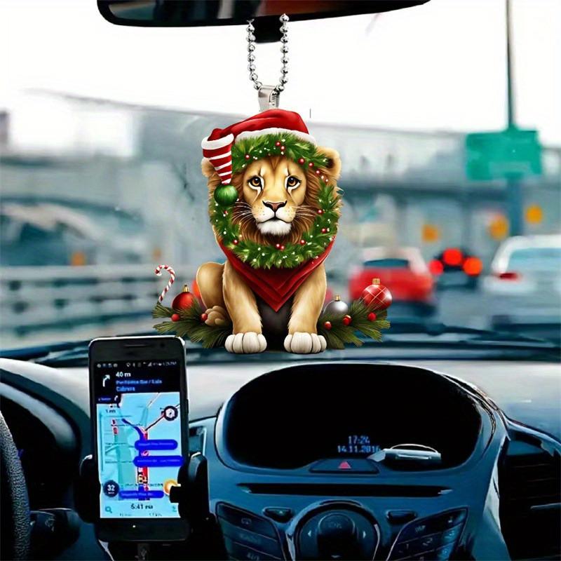 Car Acrylic Stylish Pendant Perfect For Decorative Touch In Vehicles And Trees Holiday