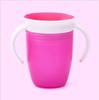 360 Degrees Can Be Rotated Baby Learning Drinking Cup with Double Handle Silicone Drinking Cup Anti-Choking Drinking Cups