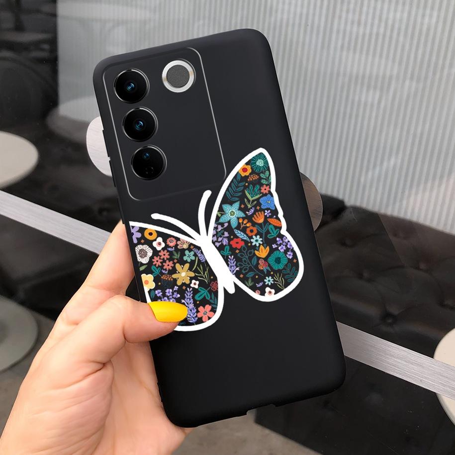For Vivo V27 Pro Case Vivo V27e Back Cover Fashion Candy Color Painted Funda For Vivo V27 5G V 27e V27Pro V2237 V2230 Soft Shell
