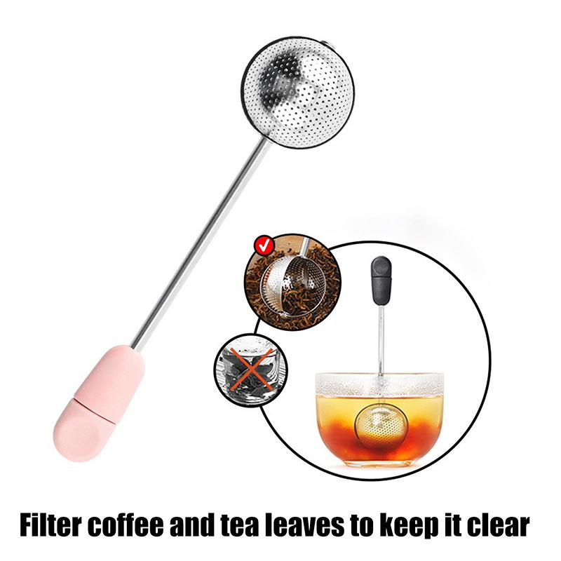 Stainless Steel Mesh Twisting Tea Ball Infuser Loose Leaf Tea Steeper Strainers Reusable Tea Infuser For Loose Tea Coffee Powder