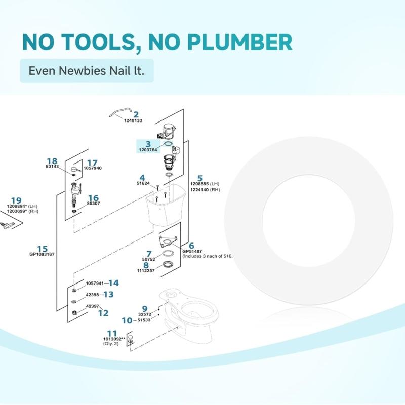 4pcs Silicone Toilet Washer Toilet Drain Valves Seal Rings Replacement Gaskets for Leakproof Performances