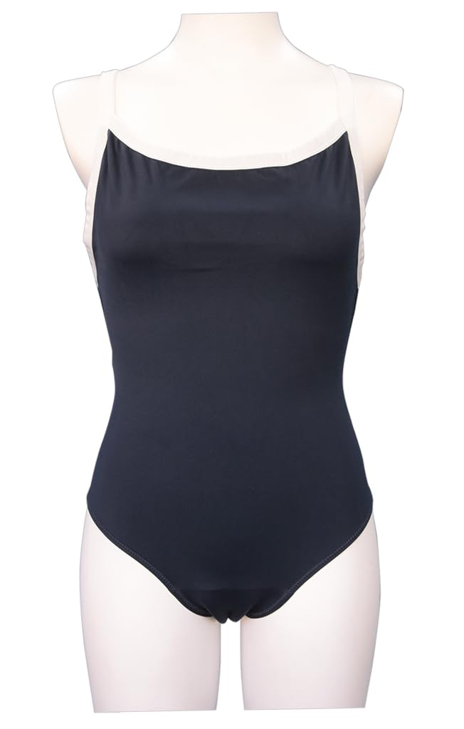 Bañador Escolar Tamatoys con Abertura en la Entrepierna, Talla 2L (Talla M para hombre)