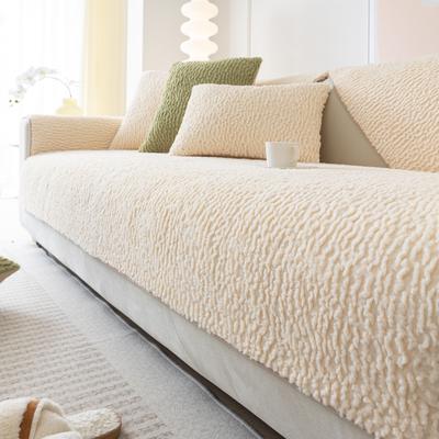 Winter Plush Sofa Cushion Simple Thickened Modern Non-Slip Sofa Cover Cloth Cover Cover