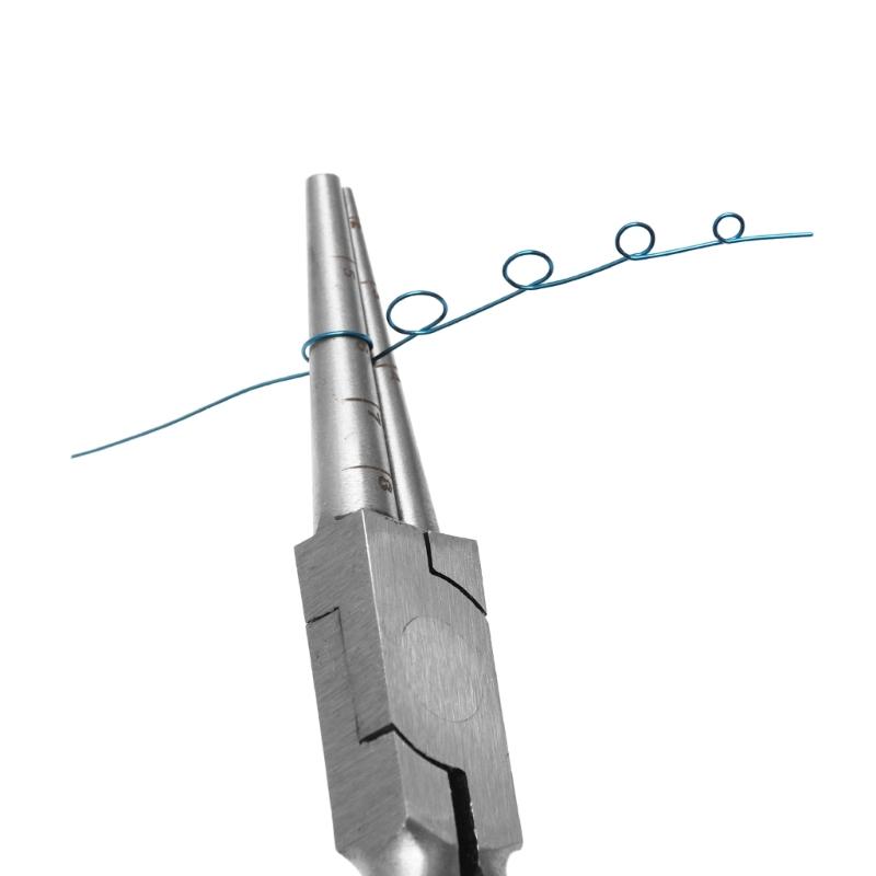 Multipurpose Comfortable Grip Wire Bending Pliers Suitable for DIYer Crafts and Jewelry Designs Featuring Nonslip Handle