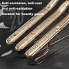 Curved Clothes Hanger Max Load Bearing Anti-rust Aluminum Alloy Windproof Smooth Strong Non-Slip Suit Coat Clothing Driying Rack Wardrobe Organizer