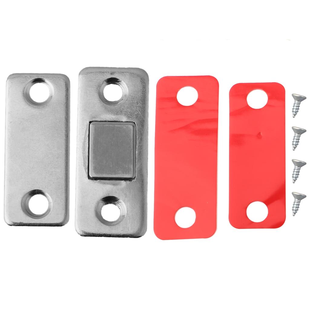 Magnetic Door Stopper Cabinet Catch Latch Self-adhesive Lock Stainless Steel Lock Cupboard Closer For Drawer Closet Wardrobe