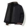 Spring and Autumn Men's Casual Jacket Loose Multi-Pocket Workwear Plush Warm Large Size