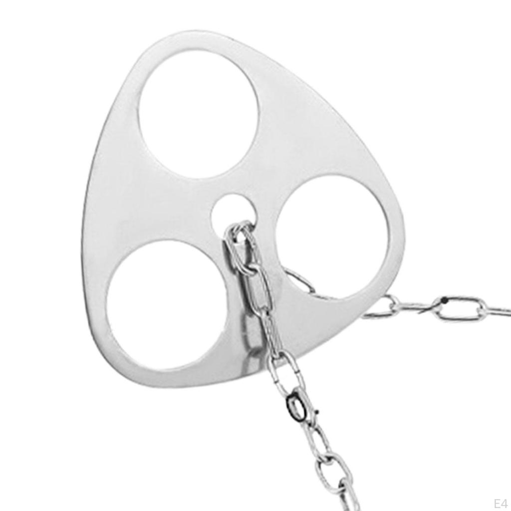 Trépied de feu de camp à chaîne réglable pour la cuisine et l'extérieur