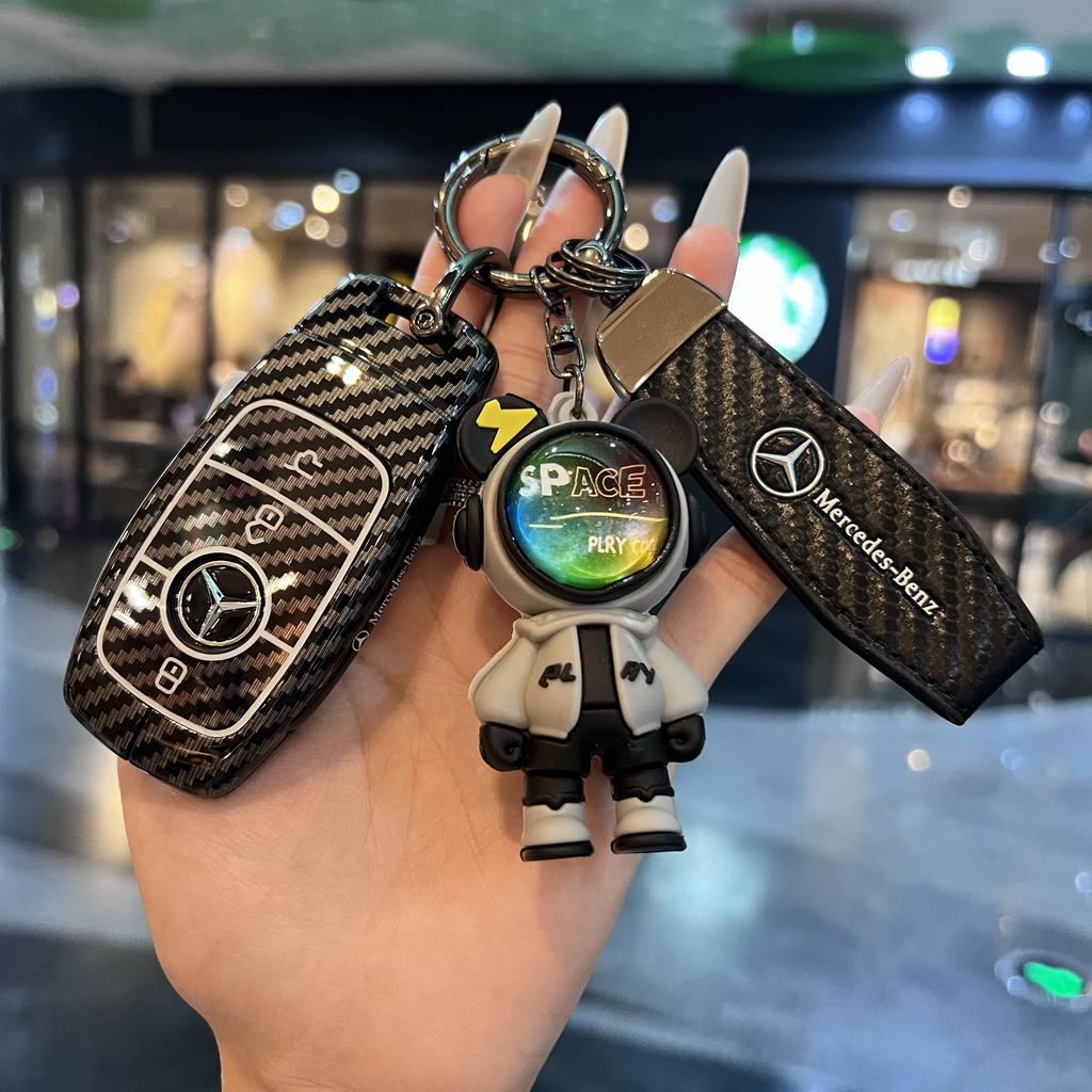 RPO5 Fashion Soft Car Key Case For Mercedes Benz A C E S G Class GLC CLE CLA GLB GLS W177 W205 W213 W222