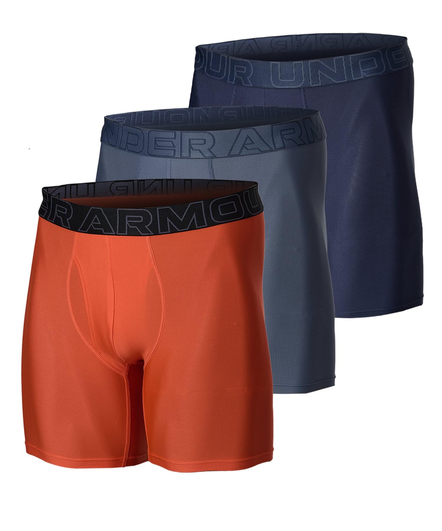 

Under Armour A M UA Perf Tech Mesh 6in 1387420 Fire Gravel Castle Rock S (847)