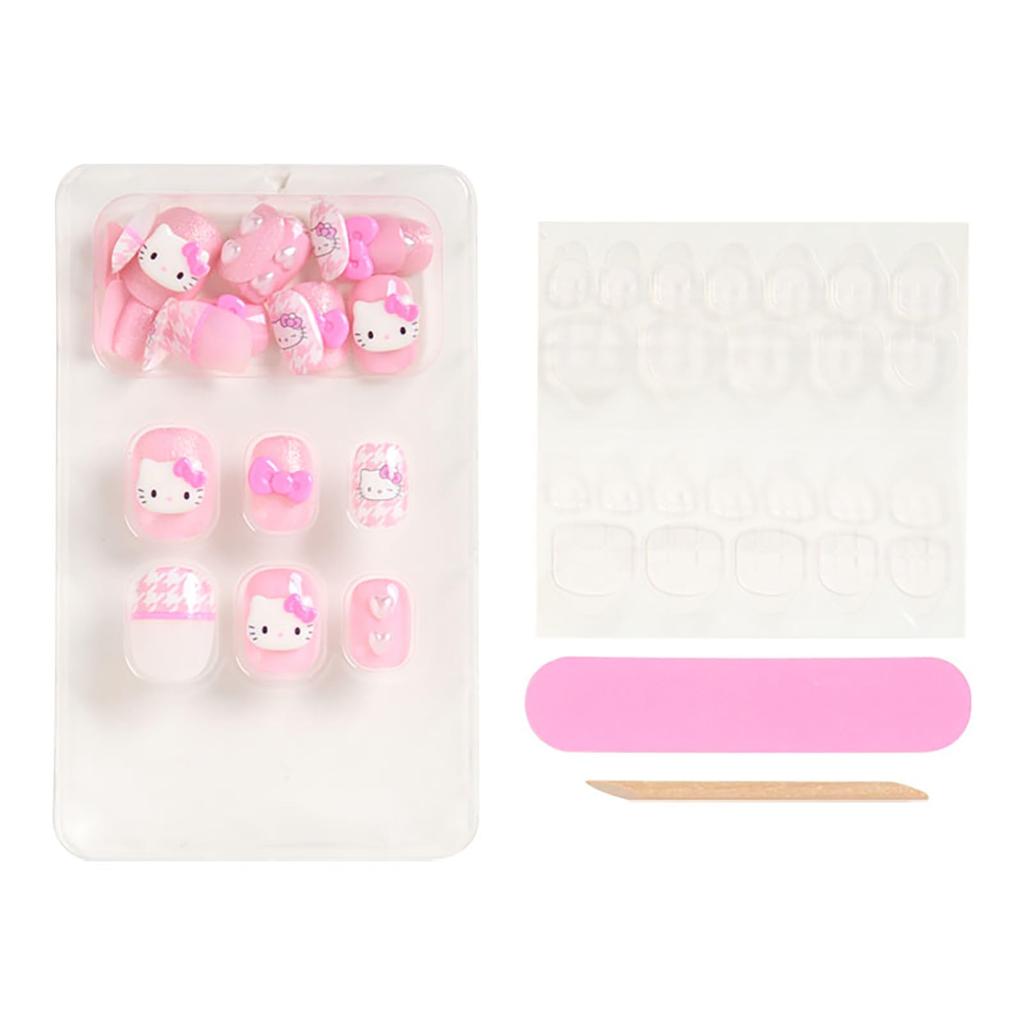 Sanrio Nail Tips Love Hello Hello Kitty Pink 15 and 882712 (I Kitty) (Ages Up)
