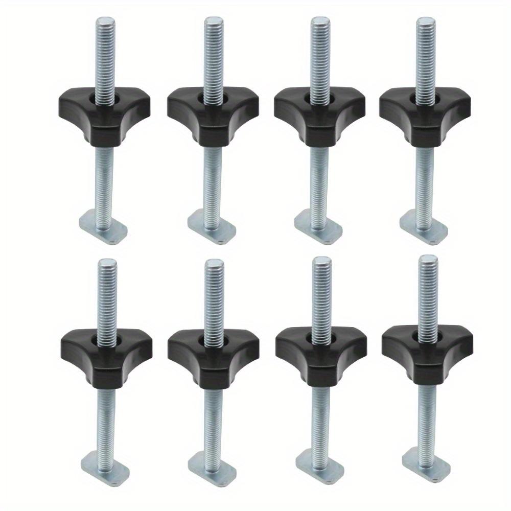 5Pcs/8Pcs T Track Bolts Knob Kit Track Sliding Nut T-Slider T Slot T Bolt for Woodworking Jigs Fixtures Tools Kit Accessories DIY