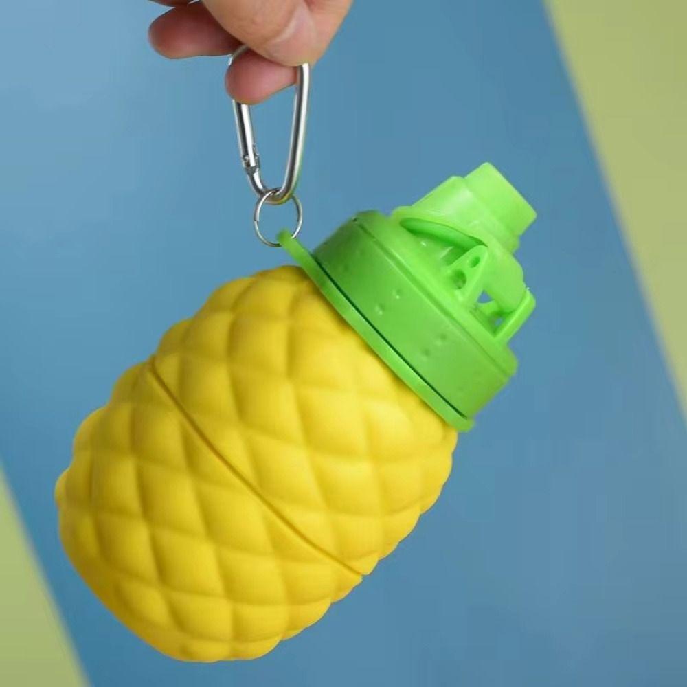 Reusable Silicone Water Bottle 700ml Hiking Water Cup Portable Collapsible Water Bottles  Outdoor