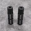2 st Aluminiumlegering Motorcykel Rund Fotpedal Fotpinnar Modifieringstillbehör (Blå)