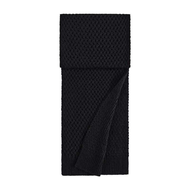 Navigare Unisex Wool-Blend Waffle Knit Scarf