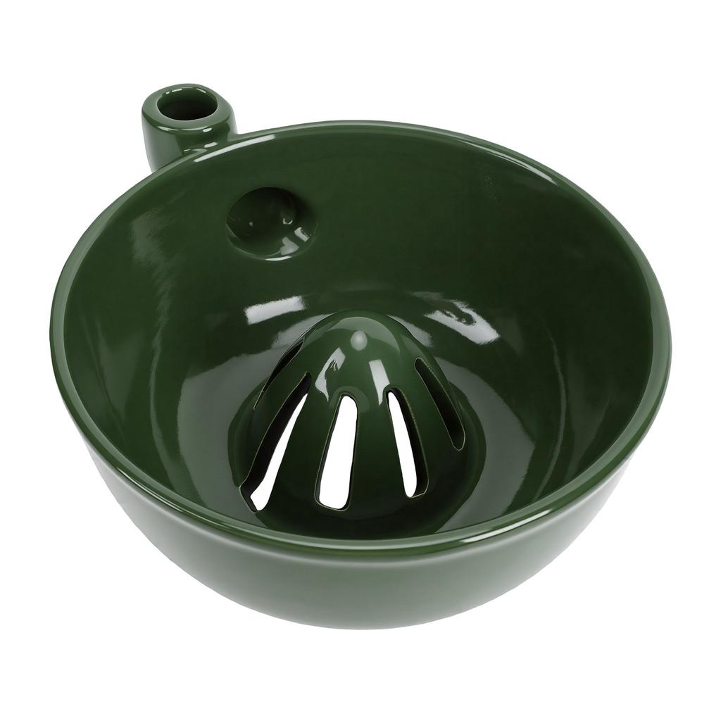 Ceramic Berry Washing Bowl Self Spinning Fruit Washer Berry Swirling Bowl for Kitchen Vegetables