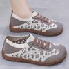 Women's shoes summer breathable soft sole soft sole comfortable casual shoes fashion leopard print versatile mother shoes