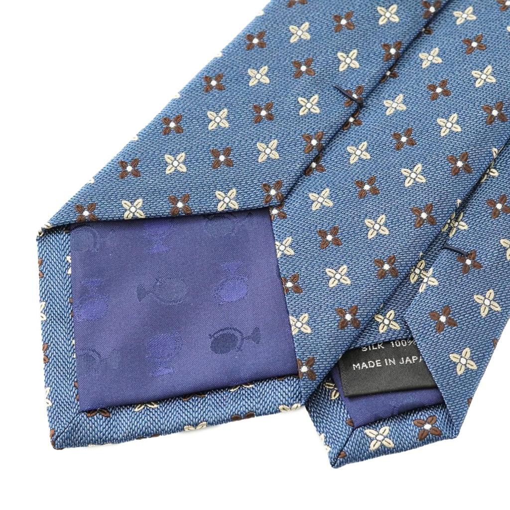 [WIC DESIGN  TUSSAH SILK (Tussah Silk) Small Pattern Tie]