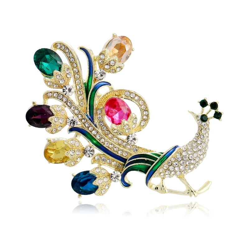 1Pcs Trendy Animal Insect Lapel Pin Elegant Crystal Enamel Butterfly Brooch For Men'S Suit Fashion Clothing Accessory Jewelry