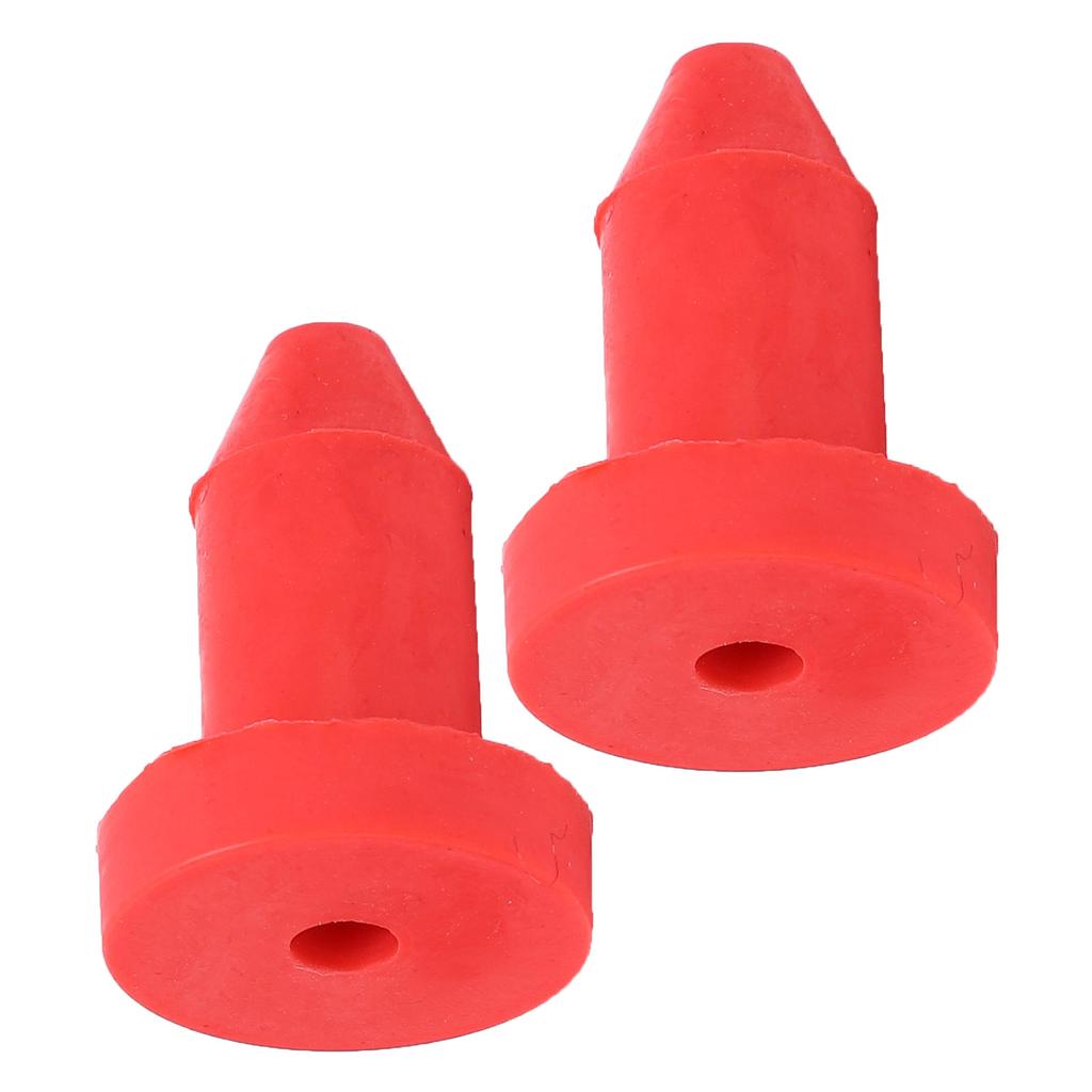 2pcs Kayak Drain Plugs Push In Rubber Drain Stoppers Plugs for Sundolphin Kayak Fishing BoatsRed