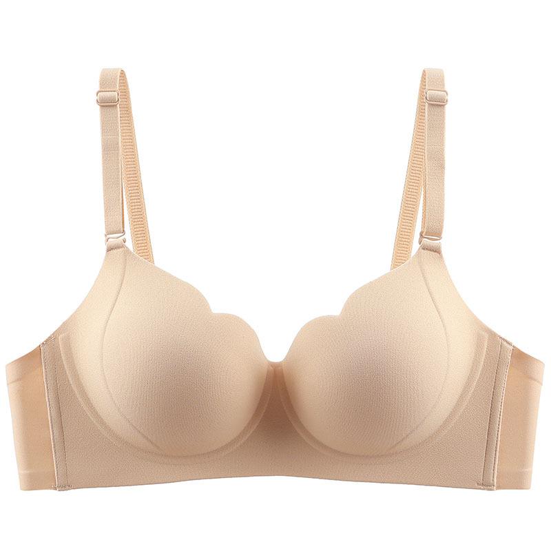 Gathering Bra Female Underarm Fat Reduction Sexy Invisible Bra Seamless Bra Push Up Bra