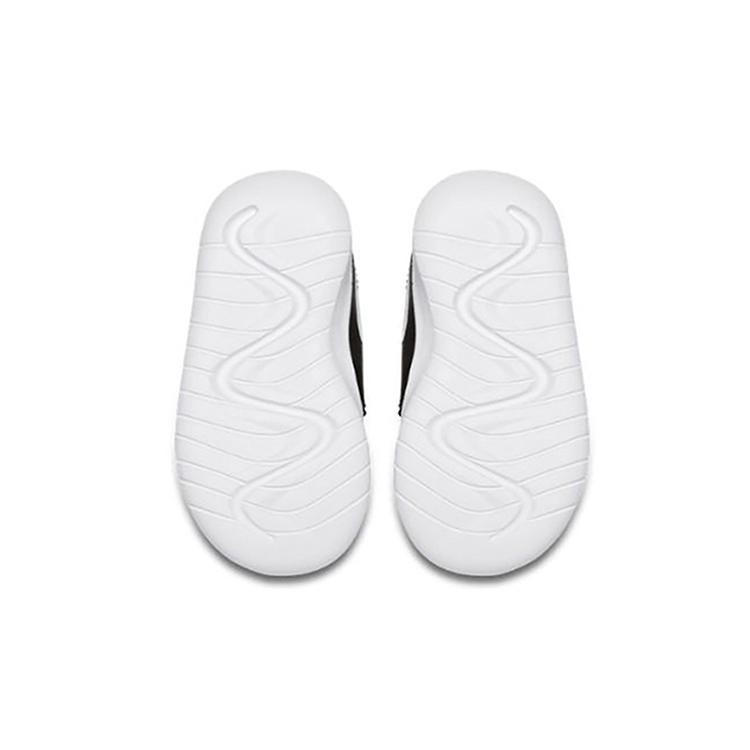 Nike Tessen Slip Resistant Abrasion Resistant Low Top Running Shoes Black White Infant And Toddler AH5233-003