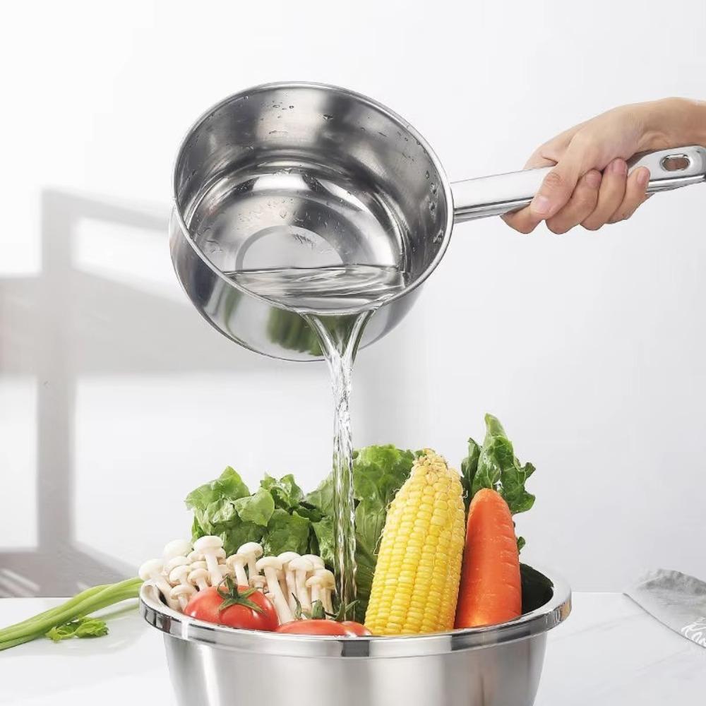 Stainless Steel Non-stick Pan Noodle Pot Kitchen Accessories Water Ladle Cooking Tools Household