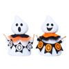 Cartoon White Ghostly Doll Plush Fabric Stuffing Animal Ornament Decors For Halloween Christmas Shelf Car Display