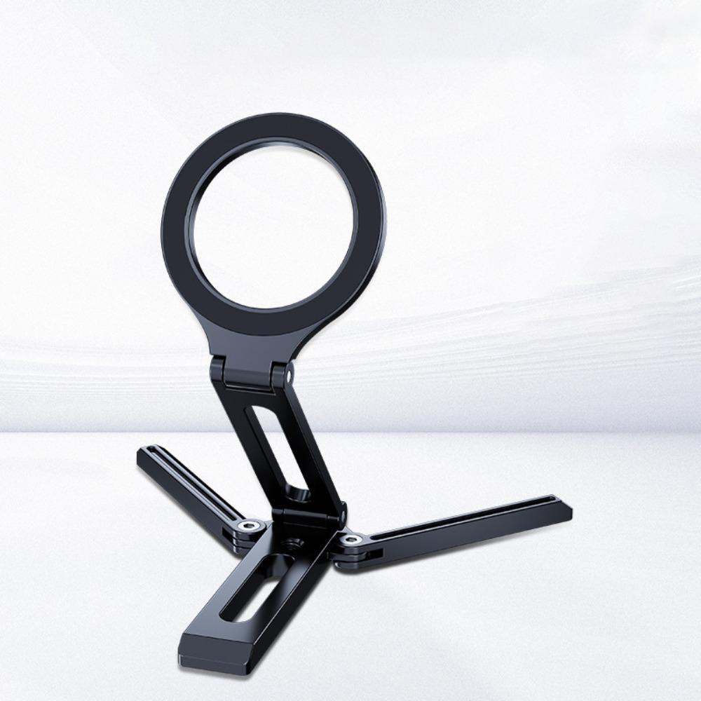 

Регулируемый по углу штатив-селфи-палка ручка для телефона для iPhone 16 15 14 13 ProMax настольный чёрный