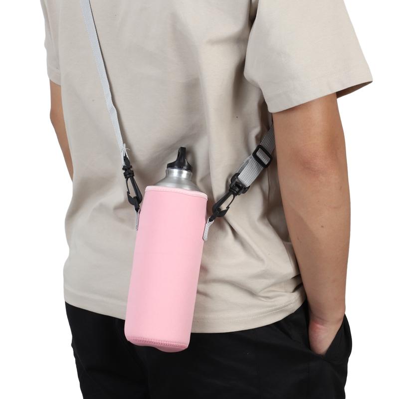 Outdoor Water Bottle Case Sleeve Sports Insulation Water Bottle Covers Pouch With Strap Portable Cellphone Holder Bottle Bag