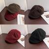 Classic Solid Color Womens Beret With Short Brim For Autumn Winter Fashion Accessory