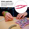 30pcs Plastic Bead Tweezers Slip Resistance Craft Tweezers Plastic Tweezers  For Jewelry Making