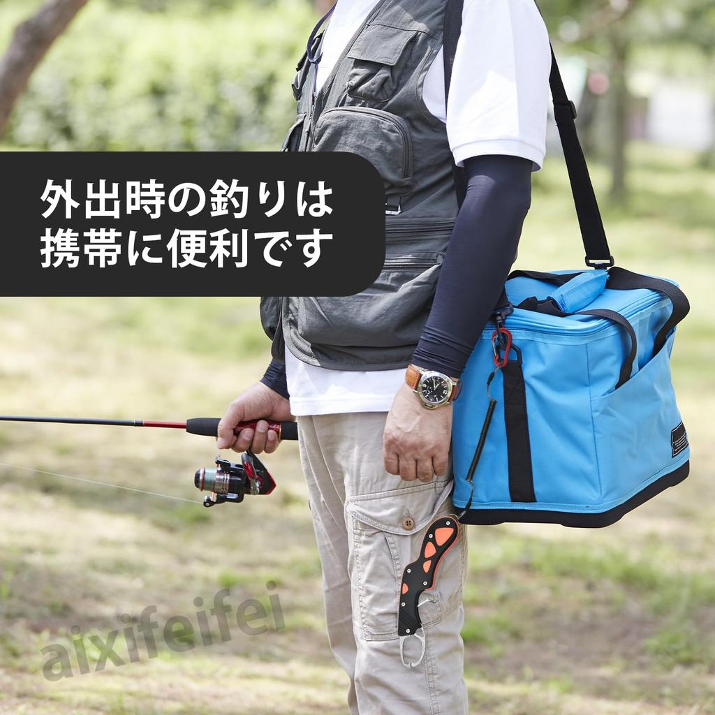 ADOFUN Fish Grip, Fish Grabber, Fish Catcher, Rust-Resistant, Lightweight, Compact Design, Carabiner, Spiral Cord, for Sea Fishing, Bass Fishing, Ice