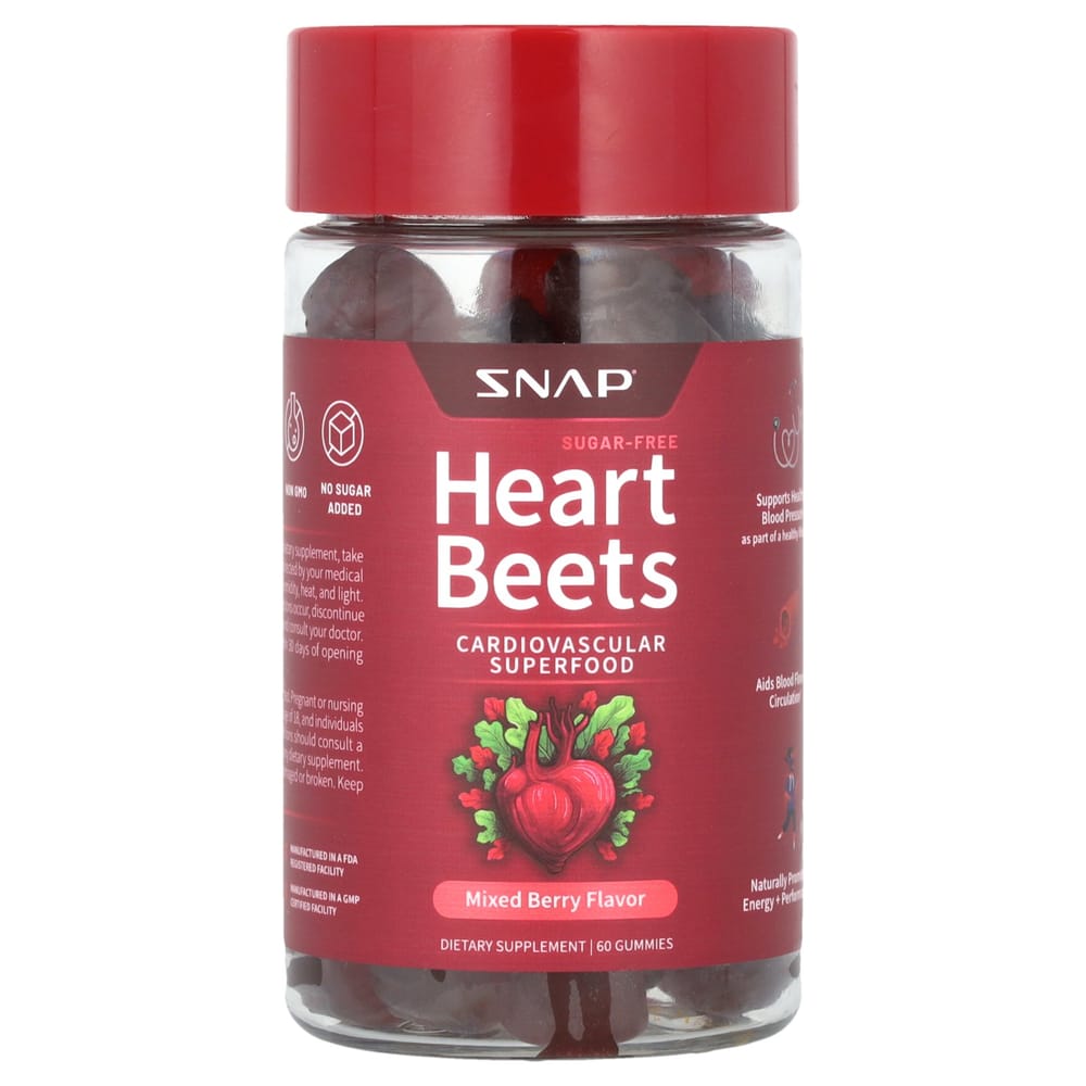 

iHerb Heart Beet Mixed Berry Gummies, 60 Count