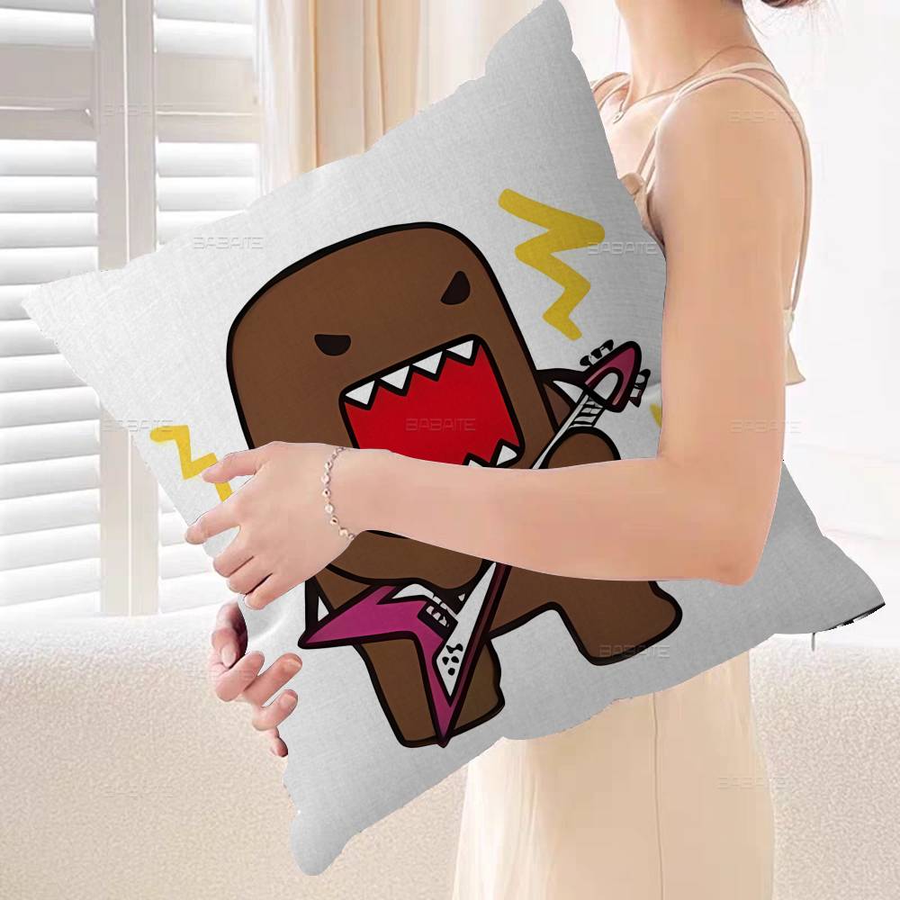 Cute Domo Kun Personalized Pillow Dust Cover Bedroom Kids Party Decoration Pillowcase Birthday Children Gift